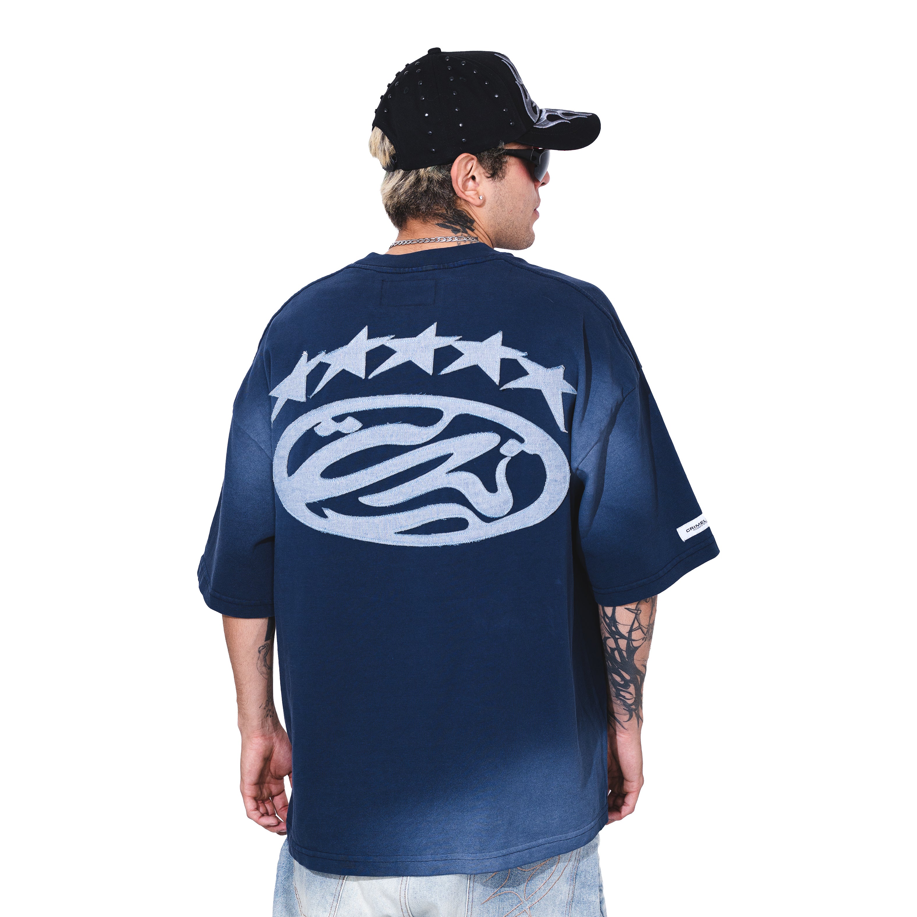 DENIM PATCH TEE - Image 7