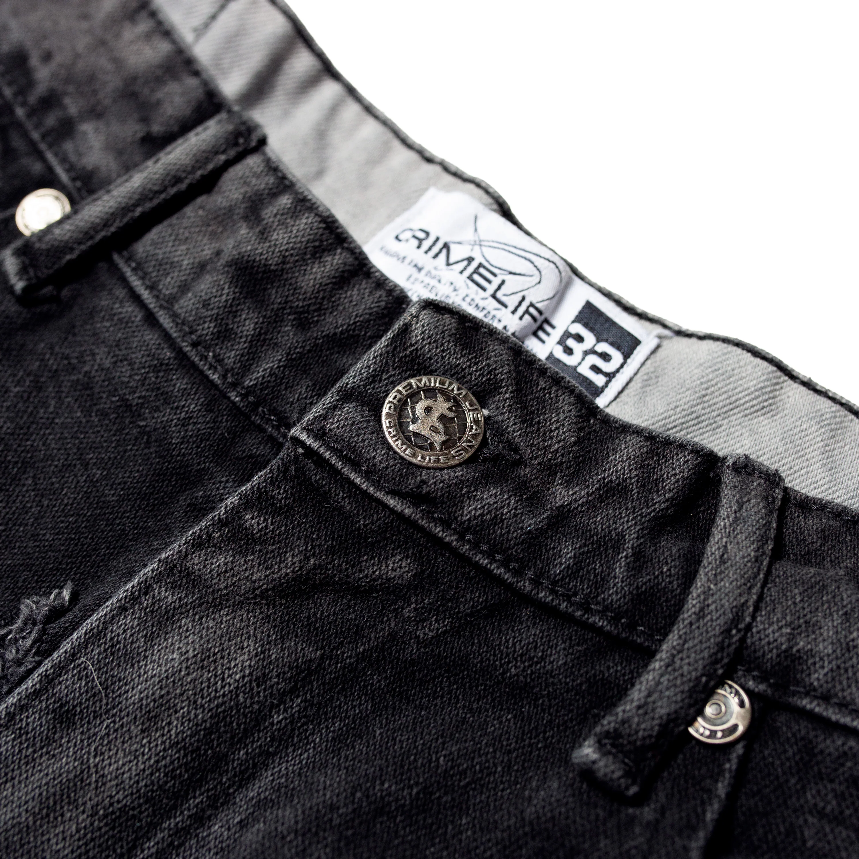 MIDNIGHT DESTROYED FLARED JEANS - Image 5