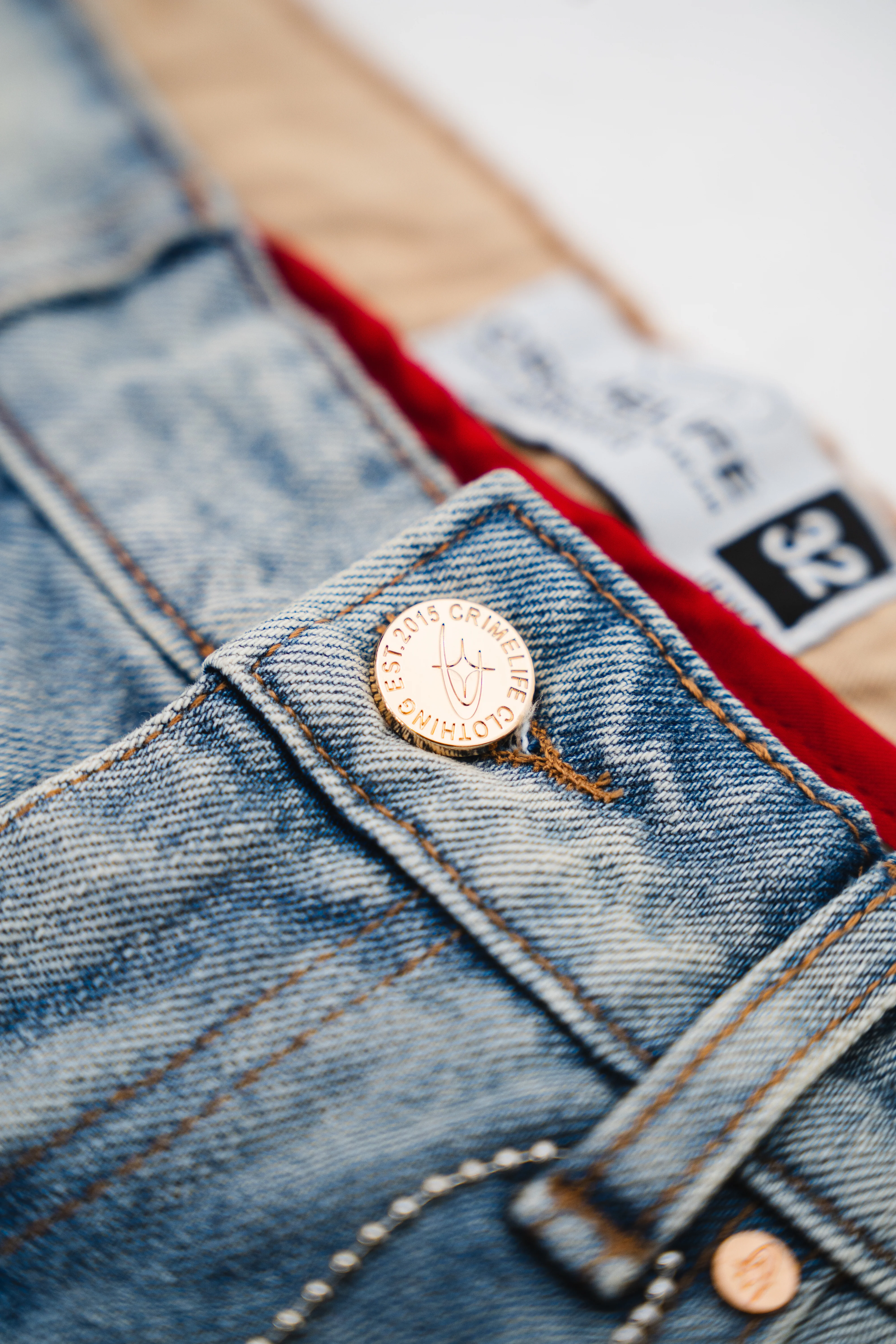 PATCHWORK DENIM JEANS - Image 3